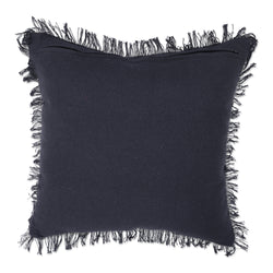 Throw Pillow, Fancy Fringe Midnight Blue, 20" x 20"
