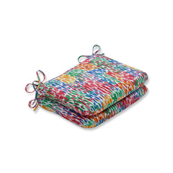 Make It Rain Zinnia Rounded Corners Seat Cushion (Set Of 2)