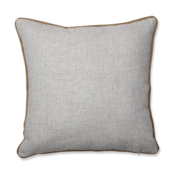 Fancy Embroidered Pumpkin Orange 16-Inch Throw Pillow